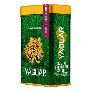 Yerbera – Tin can + Yaguar Berryland 0.5kg
