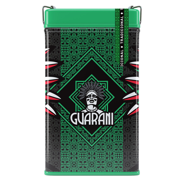 Yerbera – Metallburk + Guarani Elaborada con Palo Tradicional 0,5 kg