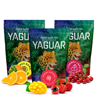 Trio yerba mate Yaguar startpaket för nybörjare