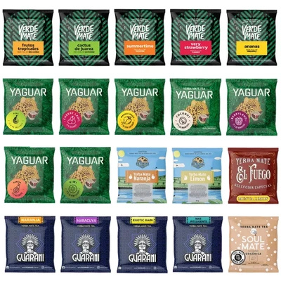 Yerba Mate BÄST FÖR START 20x50g ENDAST FRUKT
