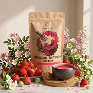 Mary Rose – Red Matcha Alternative – Jordgubbe (pulver) 50 g