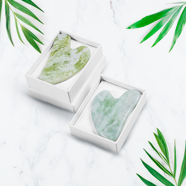 Gua Sha Massagesten - jadeit