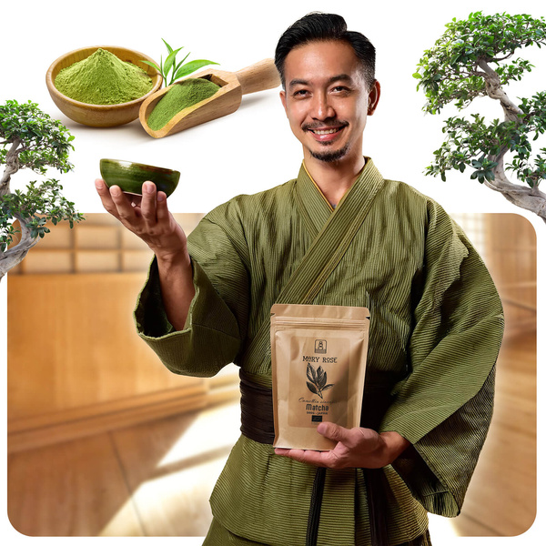 Mary Rose – Japanskt Matcha grönt te (BIO) 500 g