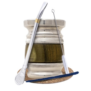 Yerba Mate Set med tillbehör: Palo Santo + Bombilla Anillo