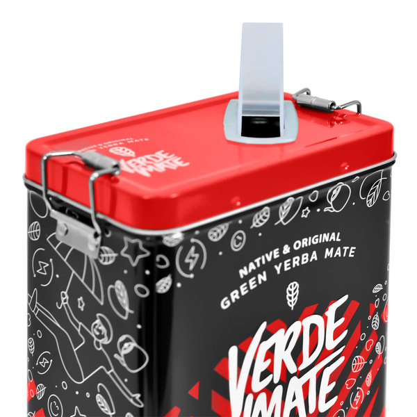 Yerbera – Metallburk + Verde Mate Green Energia Guarana 0,5 kg