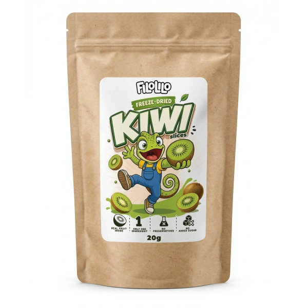 FiloLilo – Frystorkad kiwi (skivor) 20 g