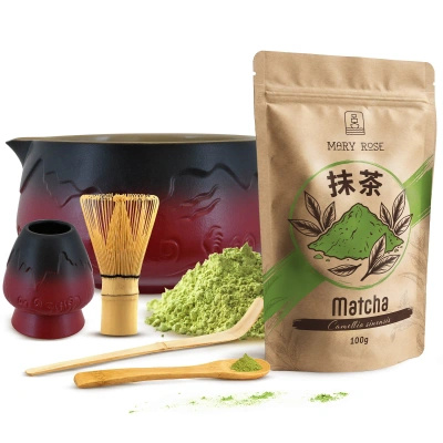 Set för bryggning av Matcha te