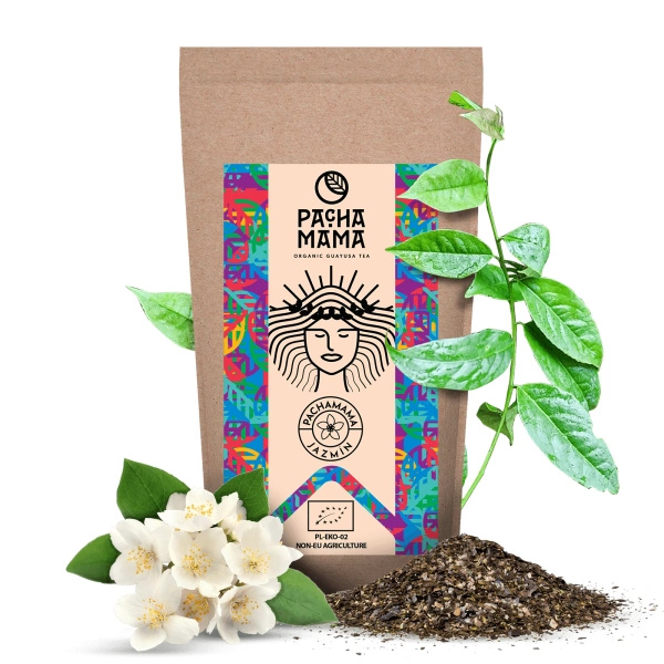 Guayusa Pachamama Jazmín - ekologiskt certifierad guayusa med jasmin - 100 g