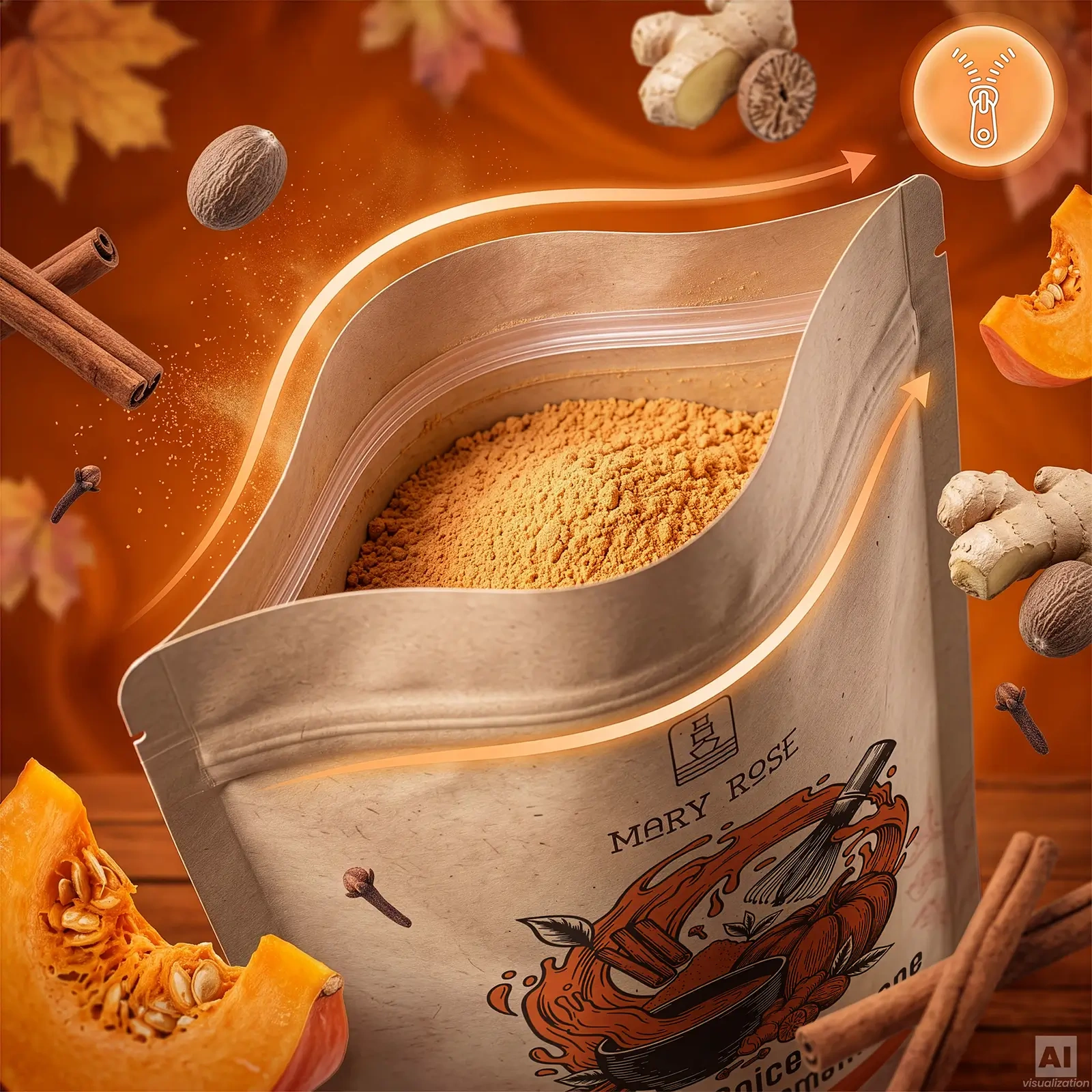 Mary Rose Orange Matcha Alternative Pumpkin Spice
