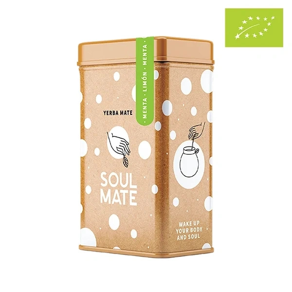 Yerbera – Metallburk + Soul Mate Orgánica Menta Limon 0,5 kg
