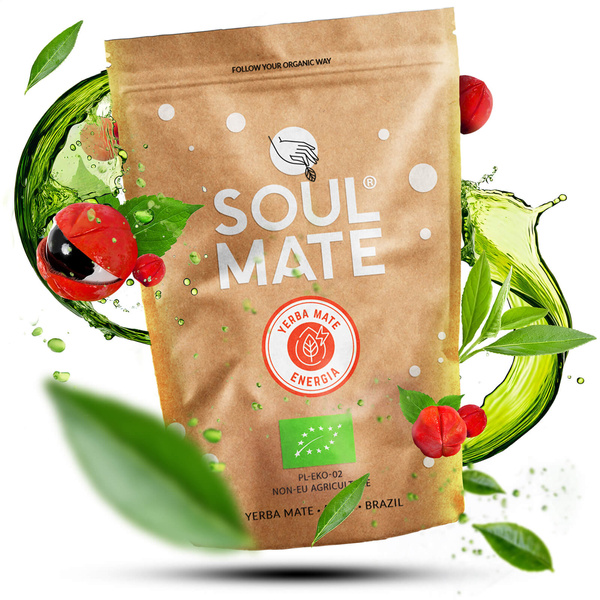 Yerba Mate-set för två: Soul Mate 2x500g + 2x Kalebass + 2x Bombilla