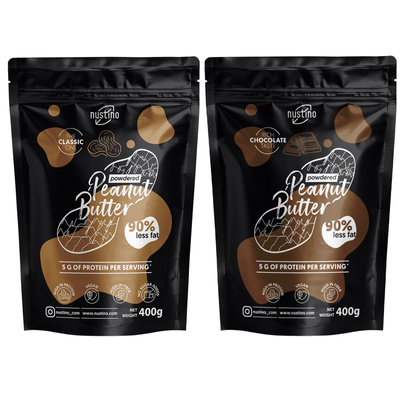 Nustino - jordnötssmör i pulverform 2x400g