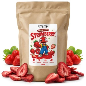 FiloLilo – Frystorkade jordgubbar (skivor) 100 g