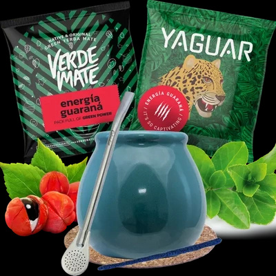 Yerba Verde Mate Matero Bombilla Tillbehörsset