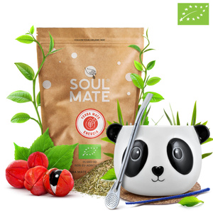 Yerba Mate set Soul Mate Energia 500g Kalebass + Bombilla