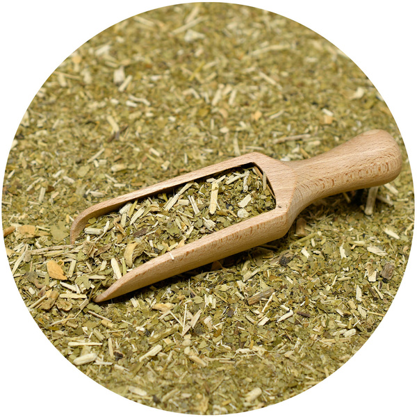 Yerba Mate set Guarani Ashwagandha 500g Kalebass + Bombilla