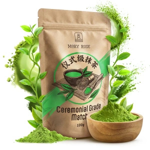 Mary Rose – Kinesiskt Matcha grönt te Ceremoniell 100 g