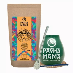 Set Guayusa Pachamama Citrus 100g + Kalebass + Bombilla
