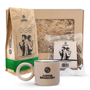 Coffee Broastery presentset: Brazil Mogiana kaffe + kaffekolor + mugg