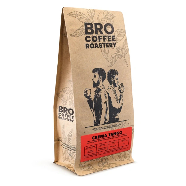 Bro Coffee Roastery – Hela bönor kaffe Crema Tango 1 kg