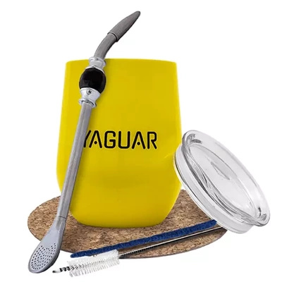 Yerba mate set TermoLid kalebass bombilla Yaguar