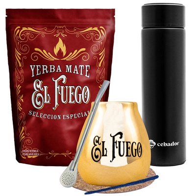Yerba Mate El Fuego Elaborada 500 g termosförpackning