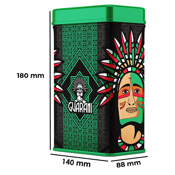 Yerbera – Metallburk + Guarani Naranja 0,5 kg
