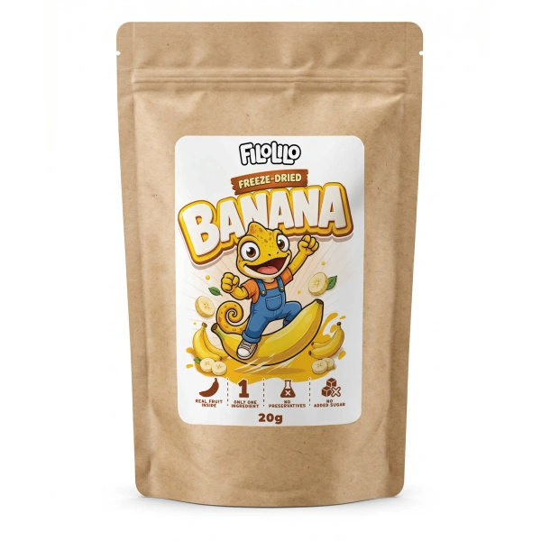 FiloLilo – Frystorkade bananer (skivor) 20 g