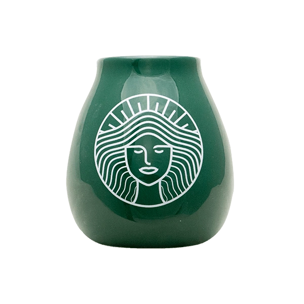 Mått för Pachamama-matekoppen i keramik: höjd 9,5 cm, diameter 8 cm