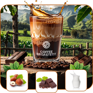 Coffee Broastery presentset: 3× brasilianskt kaffe + mugg