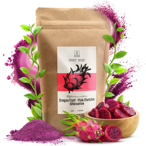 Mary Rose – Pink Matcha Alternative – Drakfrukt (pulver) 50 g