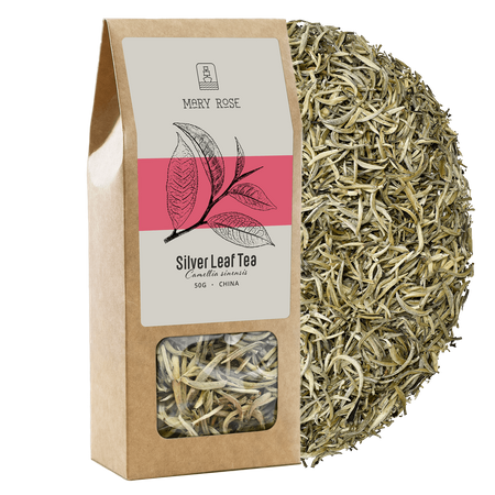 Mary Rose - Silver Leaf Vitt Te - 50g