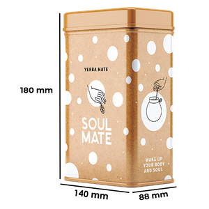 Yerbera – Metallburk + Soul Mate Orgánica Anís 0,5 kg