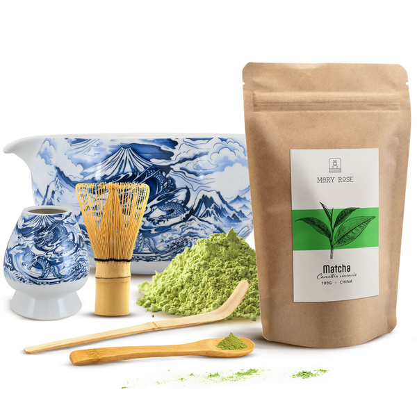 Set för bryggning av Matcha te