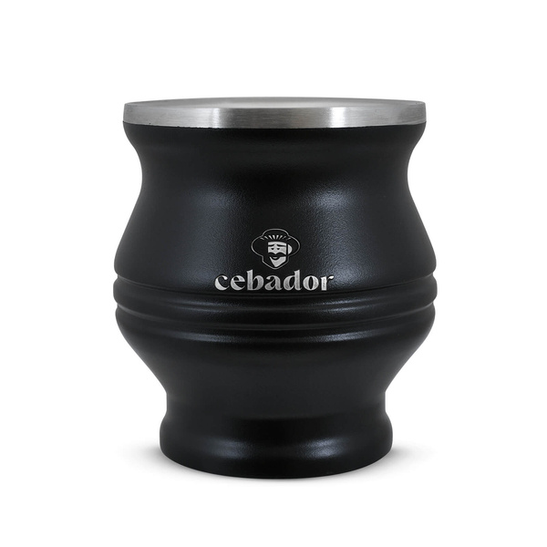 TermoColador – termosmugg för yerba mate – 190 ml (svart)