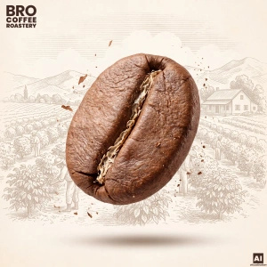 Bro Coffee Roastery – Hela bönor kaffe Pure Crema 400 g