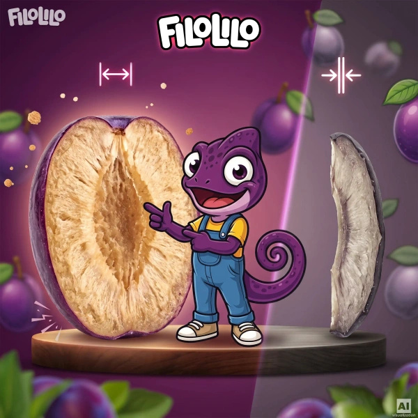 FiloLilo – Frystorkade plommon (halvor) 100 g