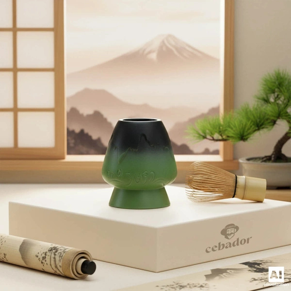 Set för bryggning av Matcha te