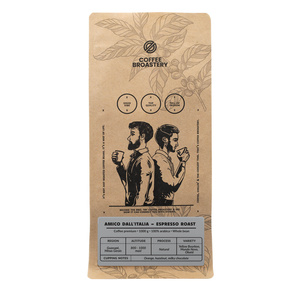 Bro Coffee Roastery - Hela bönor kaffe Amico dall'Italia Espresso Roast 1 kg