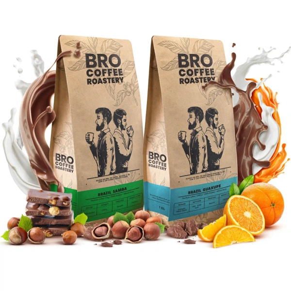 Set Bro Bro Coffee Roastery Brazil Guaxupe + Brazil Samba 2x1kg (2kg)
