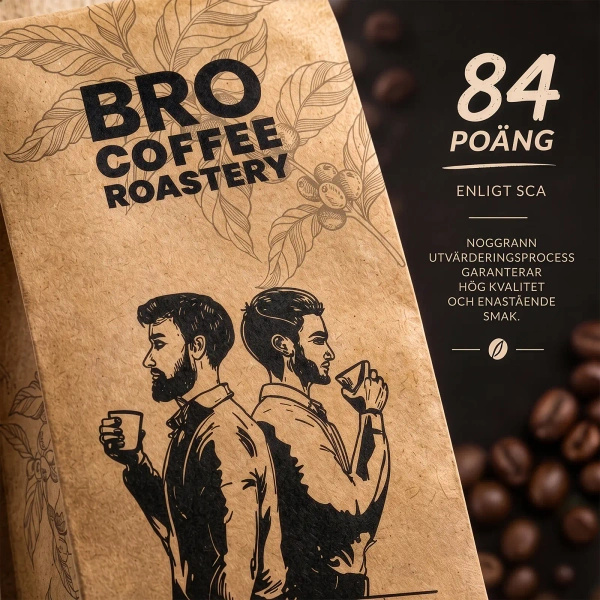 Bro Coffee Roastery – Hela bönor kaffe Brazil Samba Premium 400 g