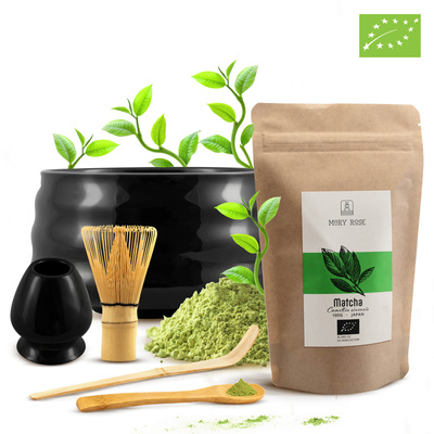 Set för bryggning av Matcha te