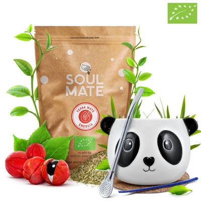 Yerba Mate set Soul Mate Energia 500g Kalebass + Bombilla