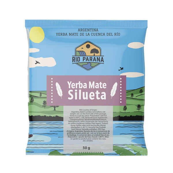 Yerba Mate Rio Parana 7x50g provset + tillbehör