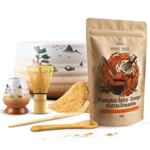 Set för att tillreda Orange Matcha