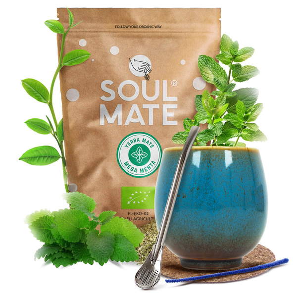 Yerba Mate Set Soul Mate 500g 0,5kg Kalebass + Bombilla