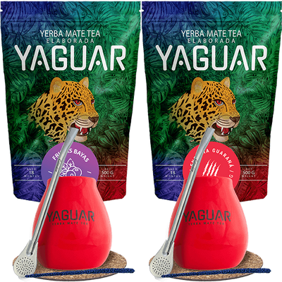 Set Mate te Mate Kopp Bombilla för två 1kg