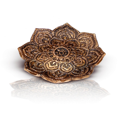 Rökelsehållare Lotus (platt)