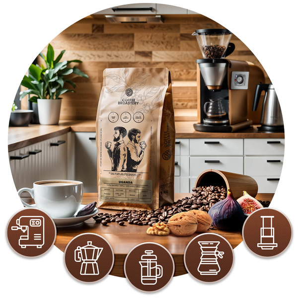 Bro Coffee Roastery - Hela bönor kaffe Uganda Kanyenye Speciality 400 g
