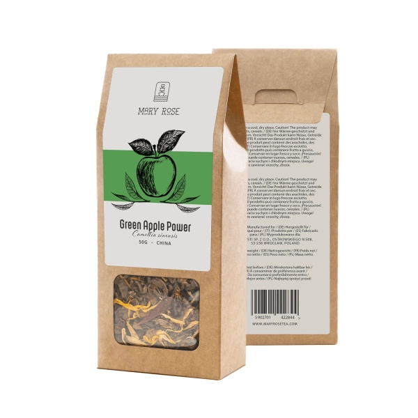 Mary Rose - Green Apple Power Grönt te - 50 g